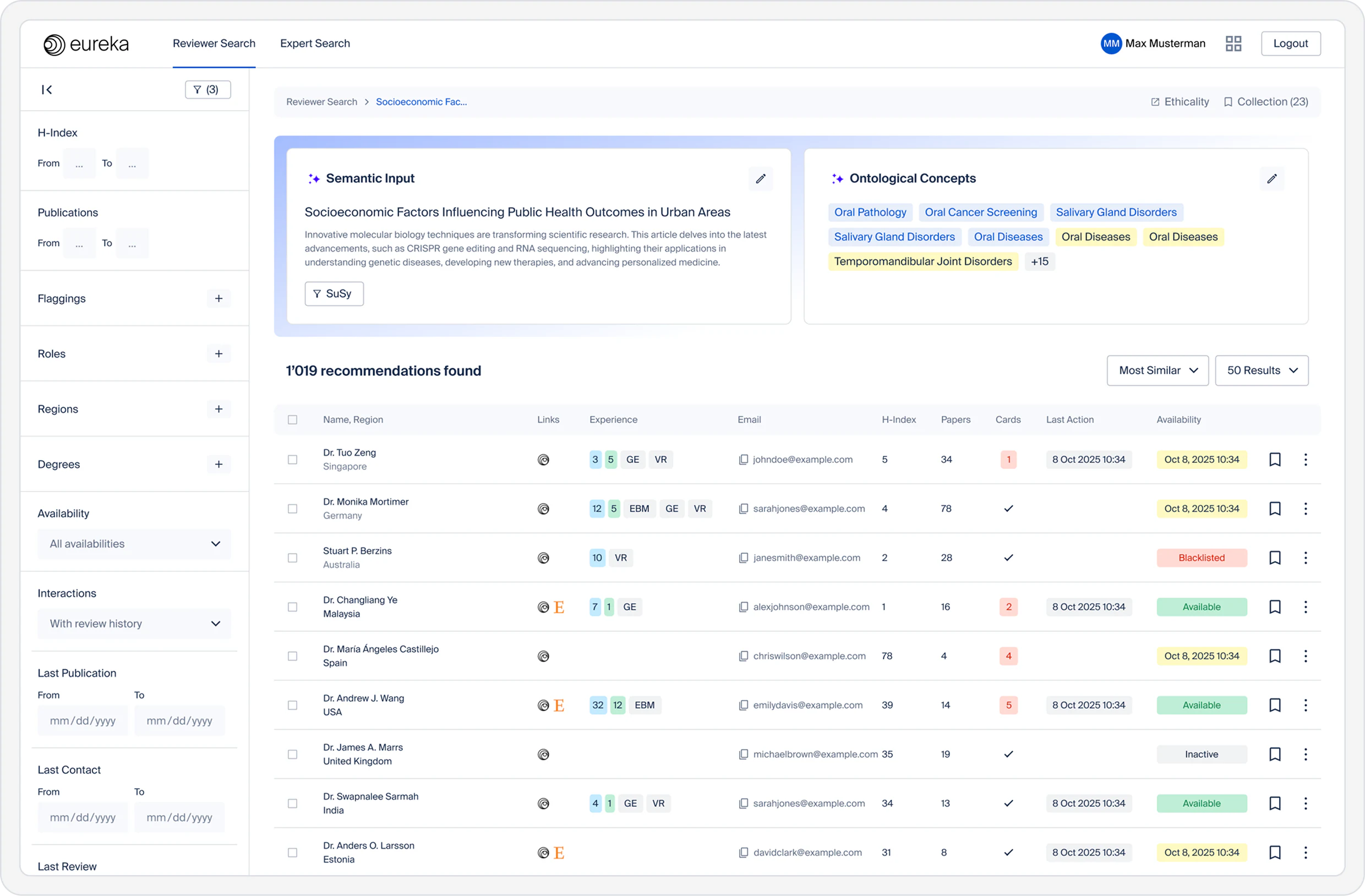 Eureka product screenshot